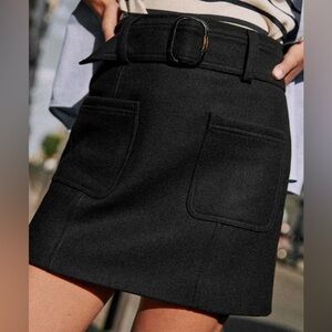 Sezane Gillie Skirt Wool Blended - SZ 34 (US 2 XS)